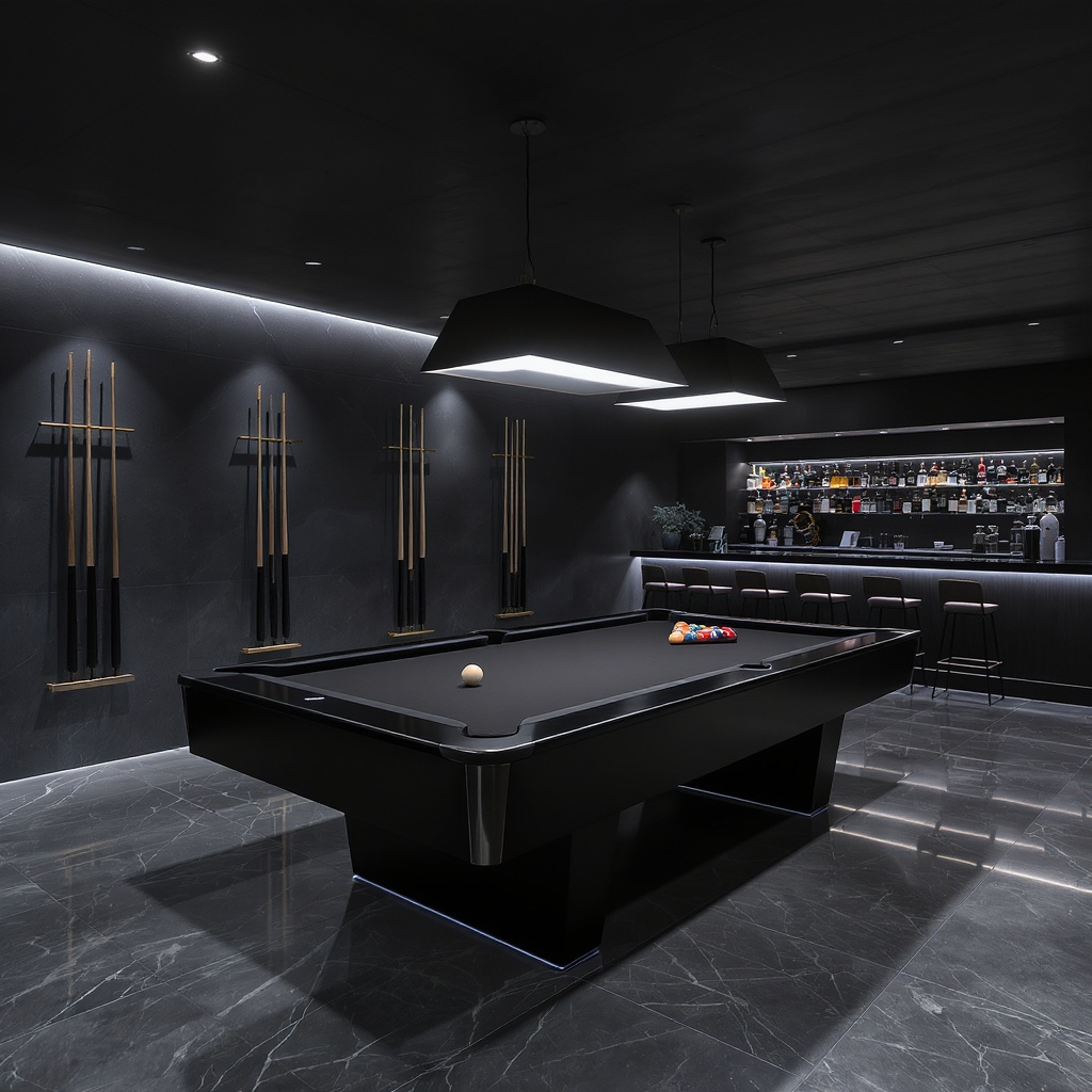Luxury Pool Tables for Man Caves