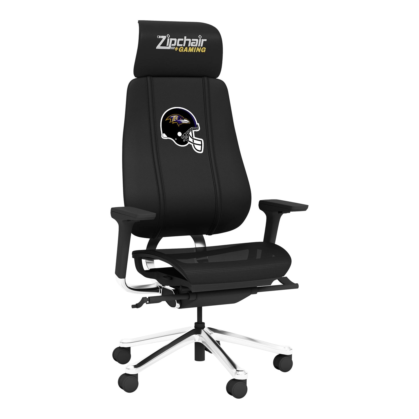 PhantomX Mesh Gaming Chair with Baltimore Ravens Helmet Logo