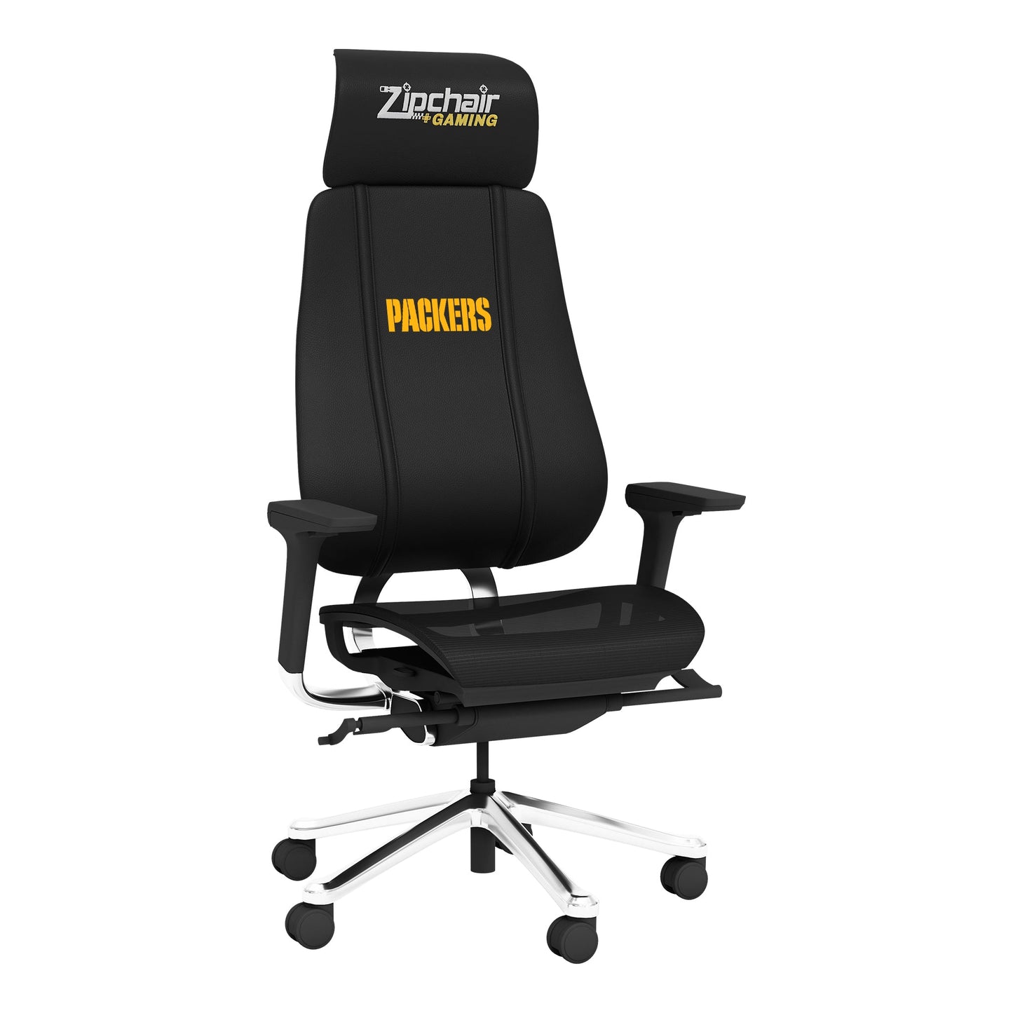 PhantomX Mesh Gaming Chair with Green Bay Packers Secondary Logo