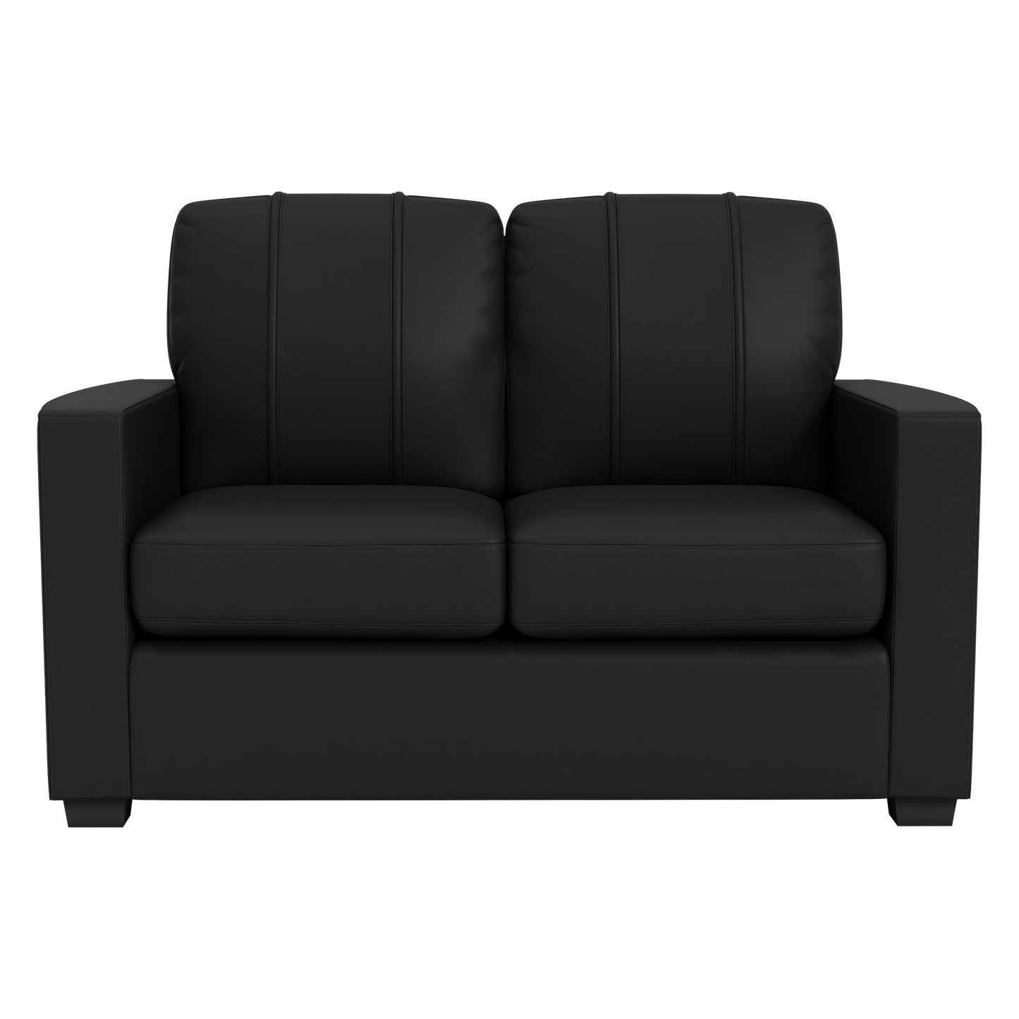 Silver Loveseat with Buffalo Bills Primary Logo