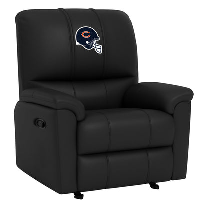 Rocker Recliner with Chicago Bears Helmet Logo