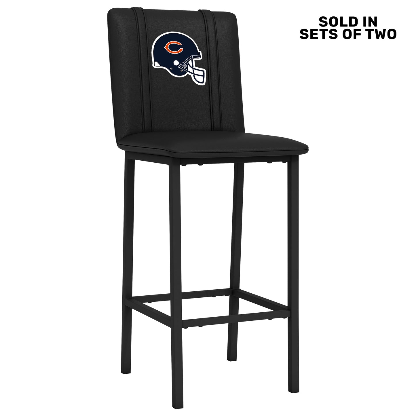 Bar Stool 500 with Chicago Bears Helmet Logo Set of 2