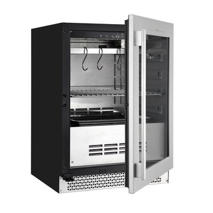 24″ Glass‑Door Meat Aging Fridge (Compact)