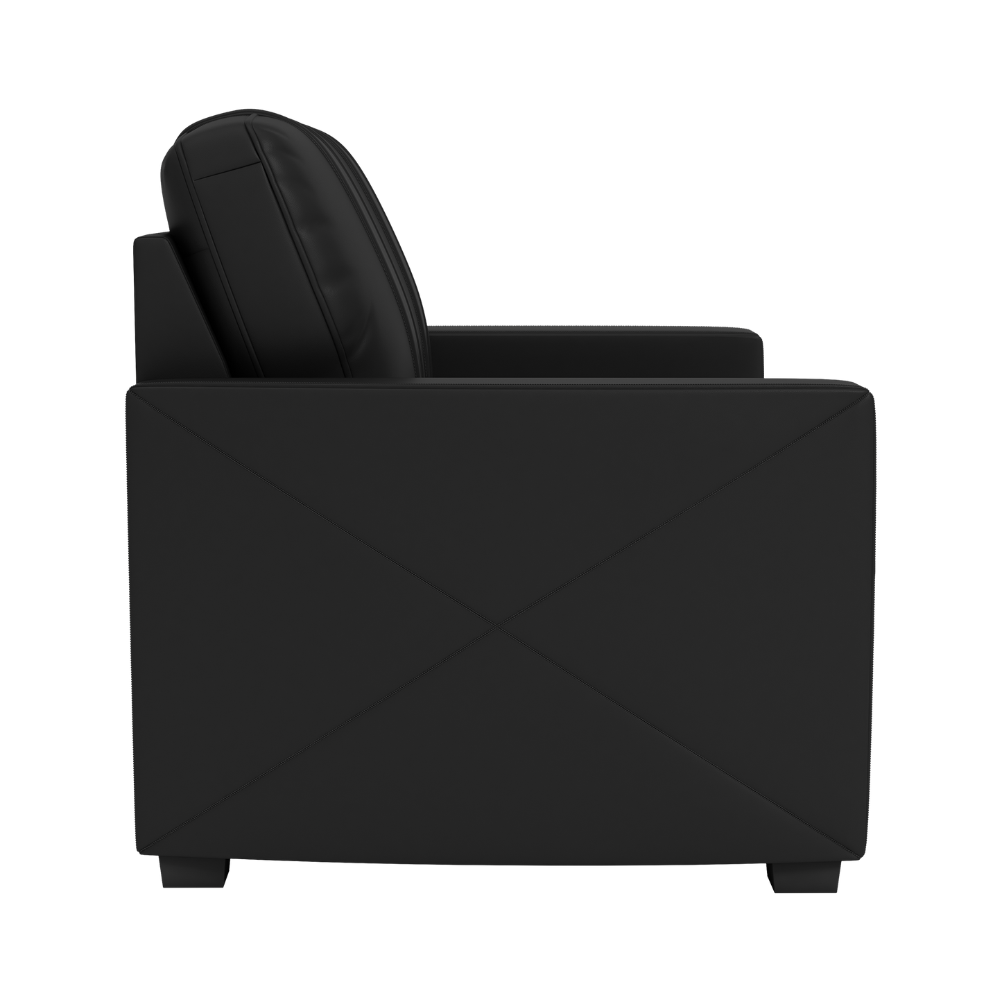 Silver Loveseat with  Chicago Bears Helmet Logo