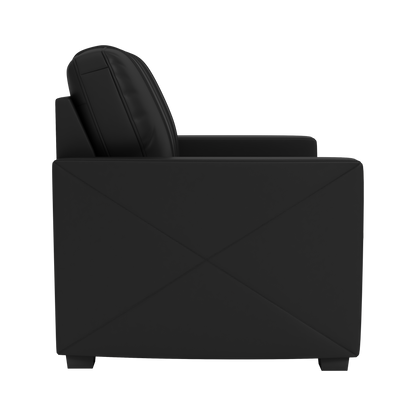 Silver Loveseat with  San Francisco 49ers Secondary Logo