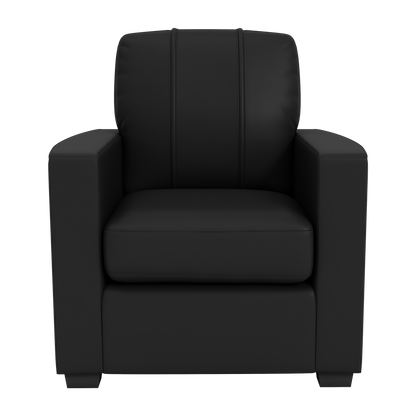 Silver Club Chair with  Buffalo Bills Helmet Logo