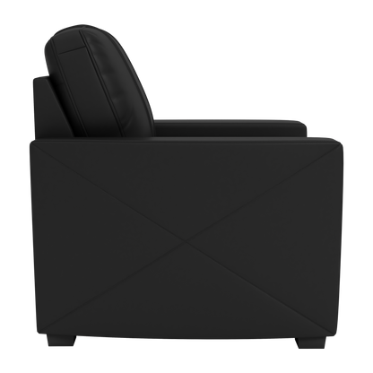 Silver Club Chair with  Buffalo Bills Helmet Logo